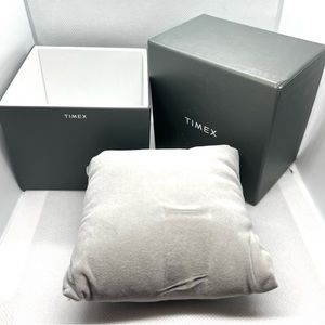 Gray Timex Watch Display Pillow and Box
